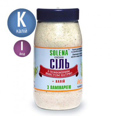Соль пищевая с низким содержанием натрия +калий +ламинария
