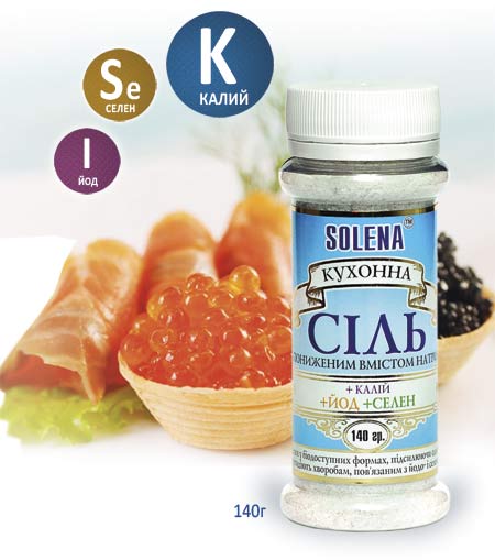 Соль с калием, селеном и йодис-концентратом
