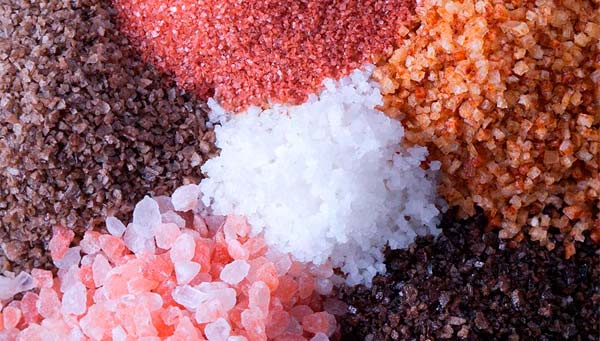 Colored salt