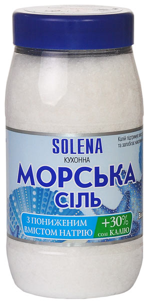 Соль гипонатриевая морская с калием